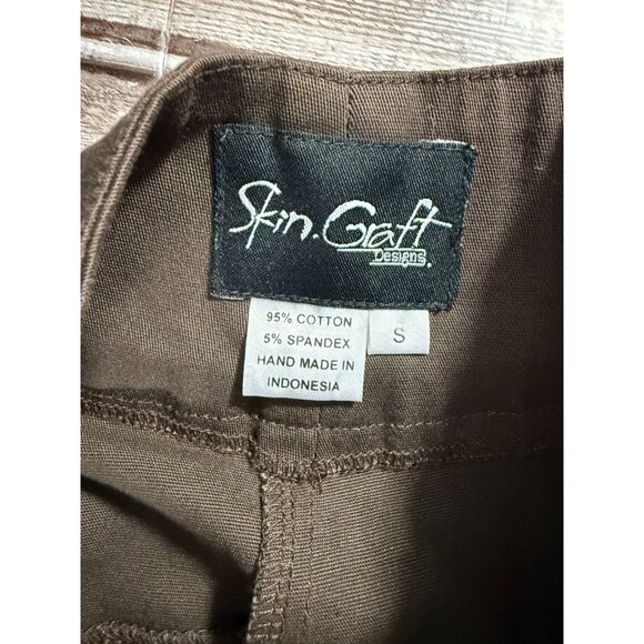 SKINGRAFT Jonny Cota moto Pants color brown NWOT $235 - Picture 2 of 5